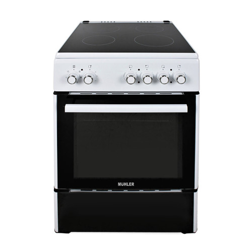 Голяма готварска печка Muhler ELC-VC601E, 64л, витрокерамичен плот